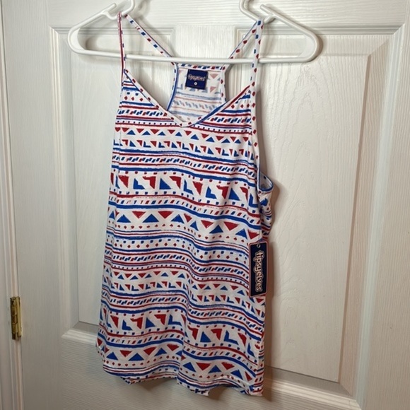 NWT Tipsy Elves Patterned Tank Top Size Medium - Picture 2 of 10